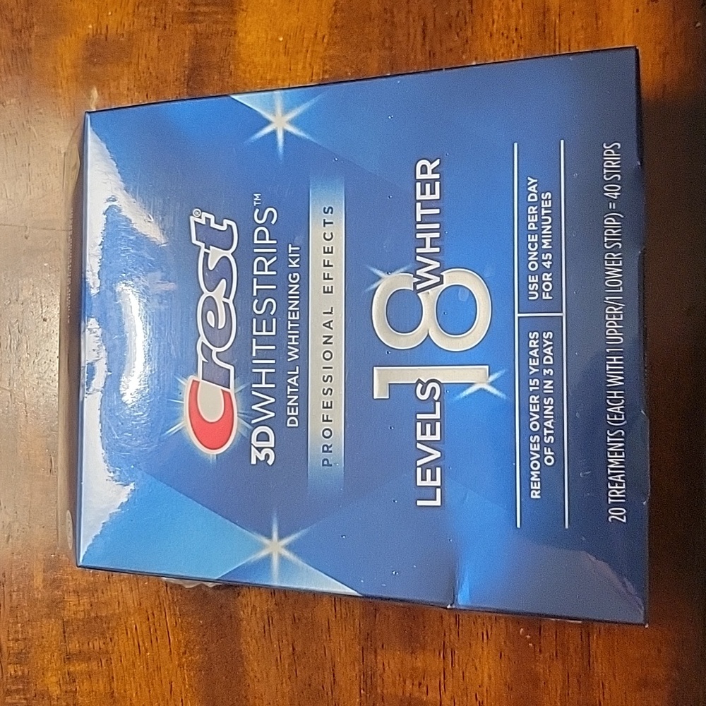 Crest 3d  professional whitestrips